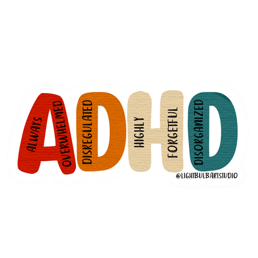 ADHD Sticker