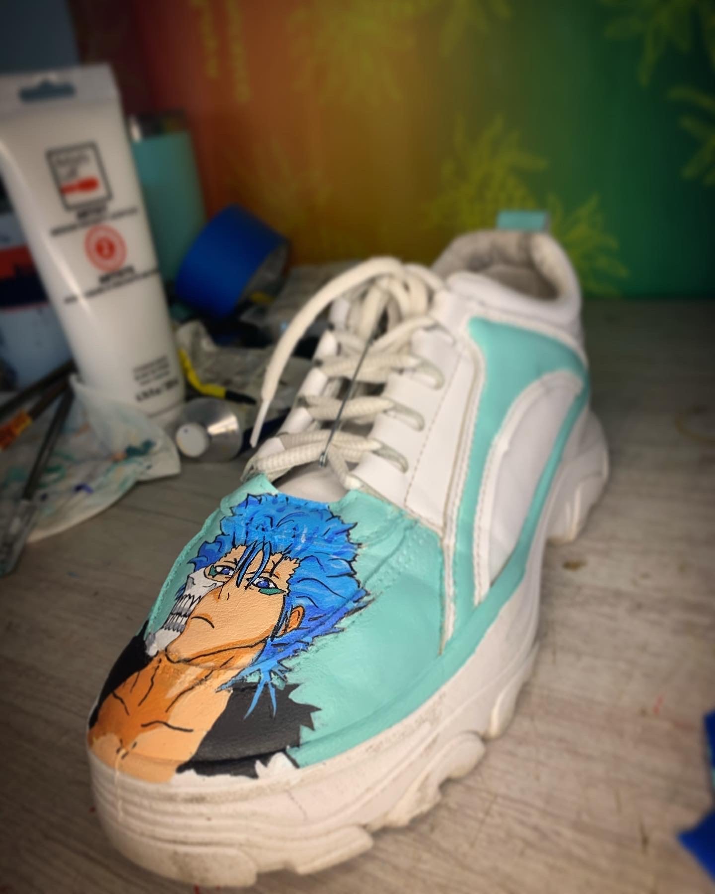 Bleach Anime Custom Painted Shoes