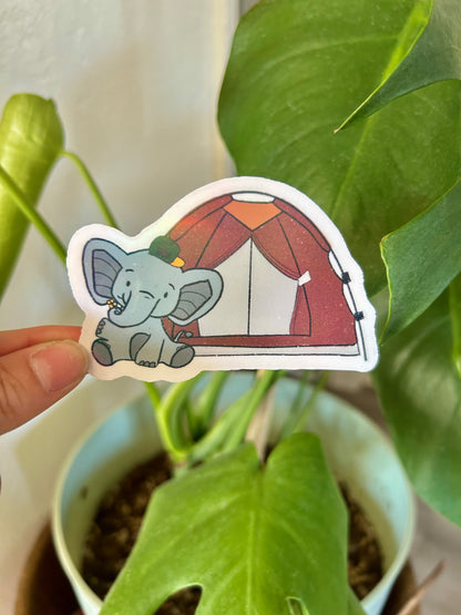 Elephant w/Tent